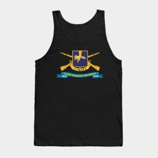 502nd Infantry Regiment - DUI w Br - Ribbon X 300 Tank Top